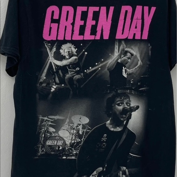 VINTAGE MENS GREEN DAY TEE SIZE S - Picture 7 of 8